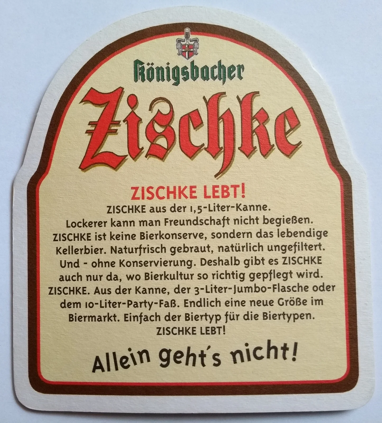 Reverso de ZISCHKE #1