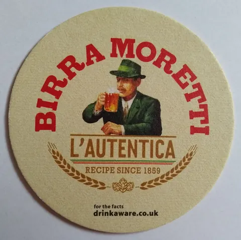 Anverso de BIRRA MORETTI #1