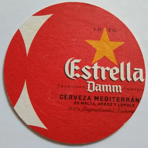 Anverso de ESTRELLA DAMM #1