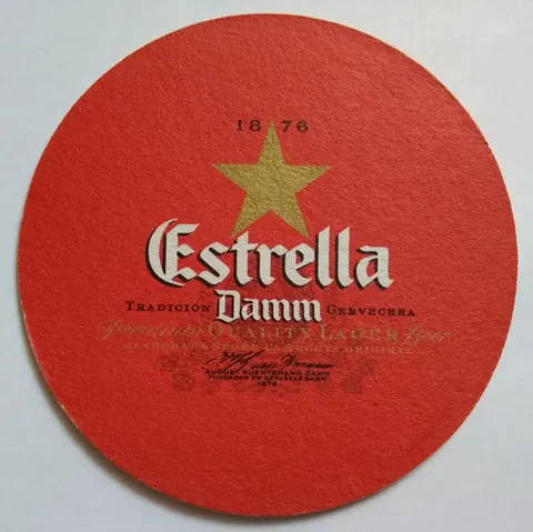 Anverso de ESTRELLA DAMM #5