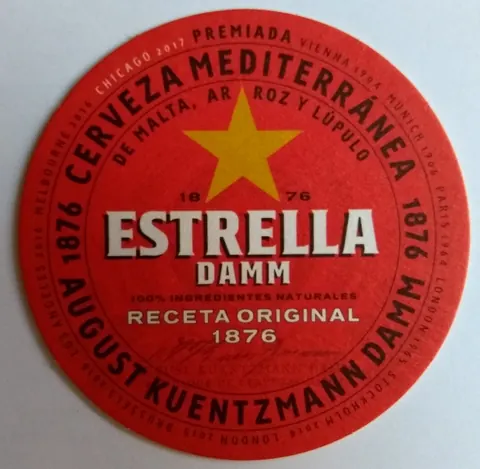 Anverso de ESTRELLA DAMM #8