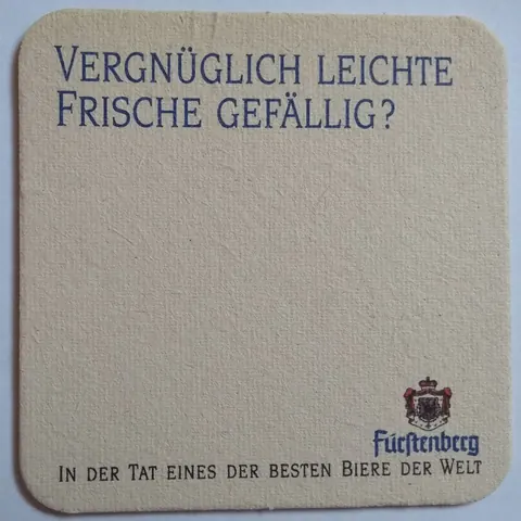 Anverso de FÜRSTENBERG #3