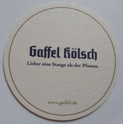 Anverso de GAFFEL #8