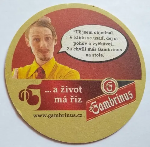 Anverso de GAMBRINUS #2