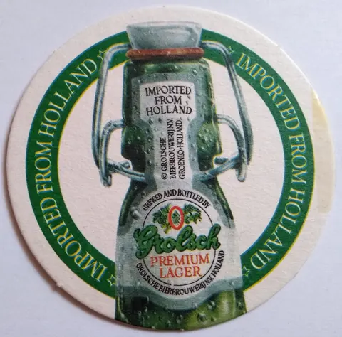 Anverso de GROLSCH #1