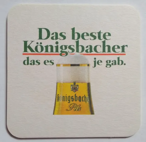 Anverso de KÖNIGSBACHER #1