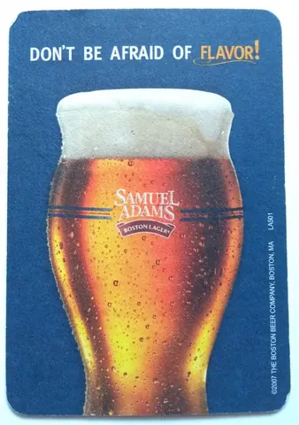 Anverso de SAMUEL ADAMS #1