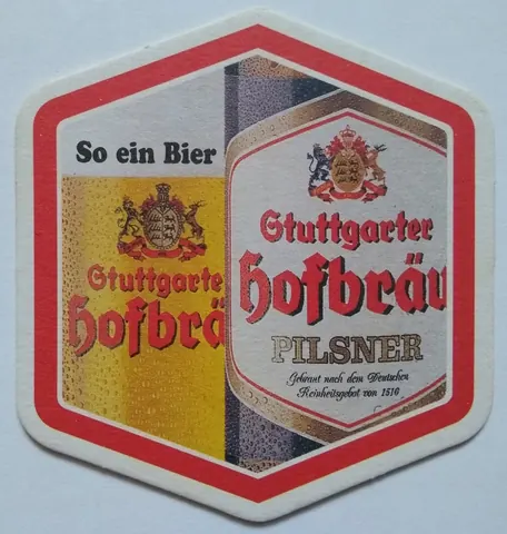 Anverso de STUTTGARTER HOFBRAU #1